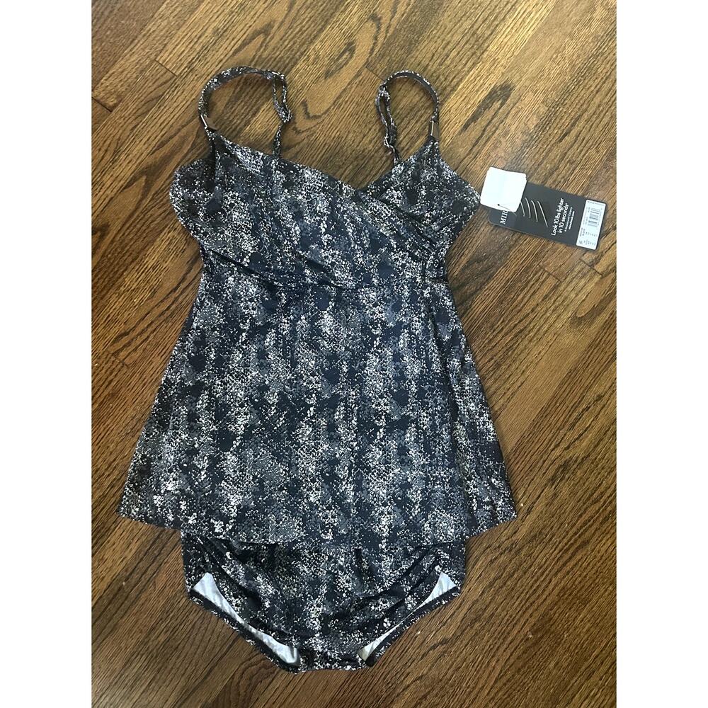 Miraclesuit Surplice Thankini Top + Norma Jean Swimsuit Bottom Set